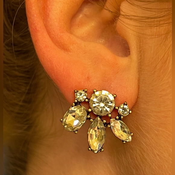 Statement Earrings Rhinestone - Picture 4 of 4